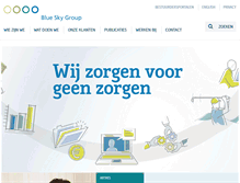 Tablet Screenshot of blueskygroup.nl